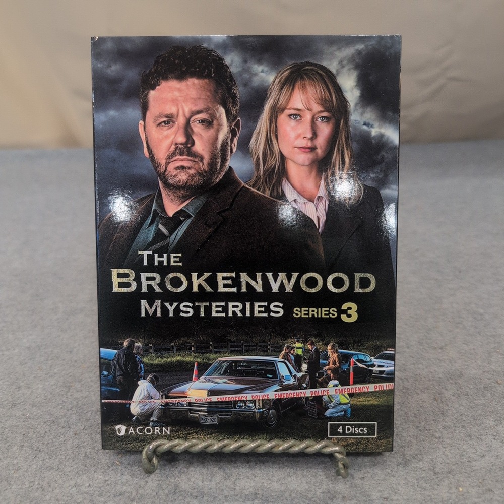 The Brokenwood Mysteries Series 3 DVD Set 4 Discs Acorn Media New Zealand Drama